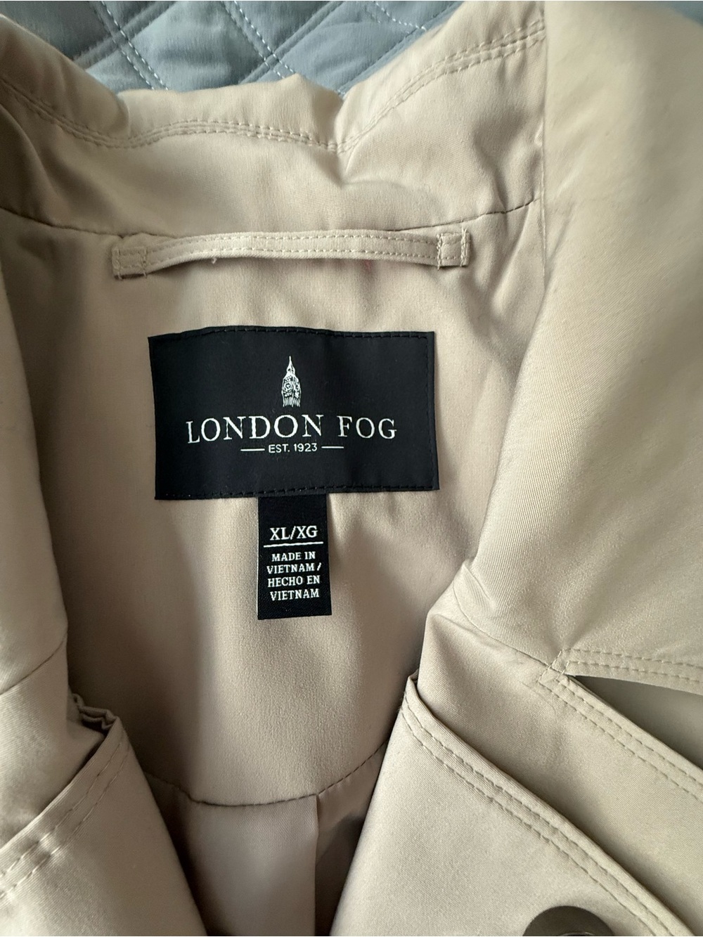NWOT London Fog Women's Khaki Trench Coat with Belt - Picture 2 of 7